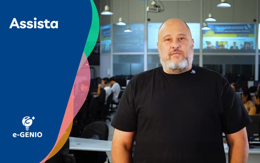 Thumbnail do vídeo sobre tecnologia na educação - Clique para assistir