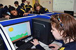 Pesquisar, estudar e programar: alunos do 7º ano do Colégio Objetivo criam games educativos