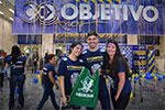 Festa dos aprovados: alunos do Objetivo comemoram aprovação na Fuvest