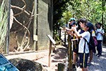 Dia de pesquisa científica no zoológico de biomas