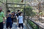 Dia de pesquisa científica no zoológico de biomas