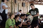 Dia de pesquisa científica no zoológico de biomas