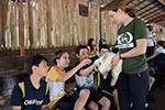 Dia de pesquisa científica no zoológico de biomas