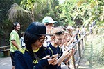 Dia de pesquisa científica no zoológico de biomas