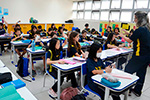 Alunos do Ensino Fundamental participam de aulas especiais preparatórias para a OBA