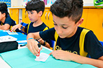 Alunos do Ensino Fundamental participam de aulas especiais preparatórias para a OBA
