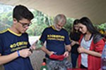 Dia de experiências inusitadas na Mostra Brasileira de Foguetes
