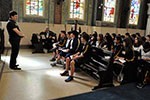 Nas ruas de SP,  alunos conhecem as culturas que influenciaram o mundo medieval