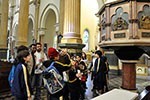 Nas ruas de SP,  alunos conhecem as culturas que influenciaram o mundo medieval