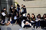 Nas ruas de SP,  alunos conhecem as culturas que influenciaram o mundo medieval