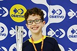 Cerimônia de premiação dos alunos do Objetivo medalhistas na OBA, na OBR e na OBI