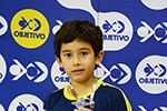 Cerimônia de premiação dos alunos do Objetivo medalhistas na OBA, na OBR e na OBI