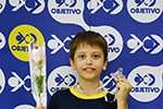 Cerimônia de premiação dos alunos do Objetivo medalhistas na OBA, na OBR e na OBI