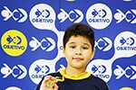 Cerimônia de premiação dos alunos do Objetivo medalhistas na OBA, na OBR e na OBI