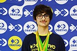 Cerimônia de premiação dos alunos do Objetivo medalhistas na OBA, na OBR e na OBI