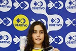 Cerimônia de premiação dos alunos do Objetivo medalhistas na OBA, na OBR e na OBI