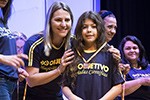 Cerimônia de premiação dos alunos do Objetivo medalhistas na OBA, na OBR e na OBI