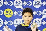 Cerimônia de premiação dos alunos do Objetivo medalhistas na OBA, na OBR e na OBI