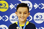 Cerimônia de premiação dos alunos do Objetivo medalhistas na OBA, na OBR e na OBI