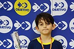 Cerimônia de premiação dos alunos do Objetivo medalhistas na OBA, na OBR e na OBI