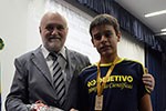 43 medalhas de ouro, prata e bronze na OPF: Vitor Tamae melhor nota geral do Ensino Médio