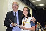 43 medalhas de ouro, prata e bronze na OPF: Vitor Tamae melhor nota geral do Ensino Médio