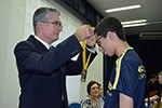 43 medalhas de ouro, prata e bronze na OPF: Vitor Tamae melhor nota geral do Ensino Médio