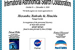 De olho nas estrelas:  Alexandre Andrade localiza ‘asteroides provisórios’
