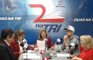 Era do Rádio - Encontro Cultural do Colégio Objetivo - professores José Minerini, Ana Maria Marino e Marino (gestor de Políticas Públicas)