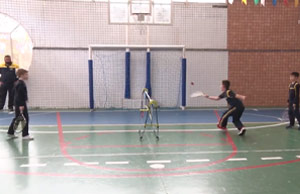 Prática de tênis no Colégio Objetivo - 2019