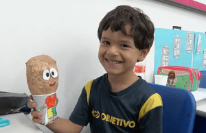 Repórter Teleco na aula de Ciências: alunos do 2.º ano do Ensino Fundamental aprendem sobre germinação das sementes - 2020